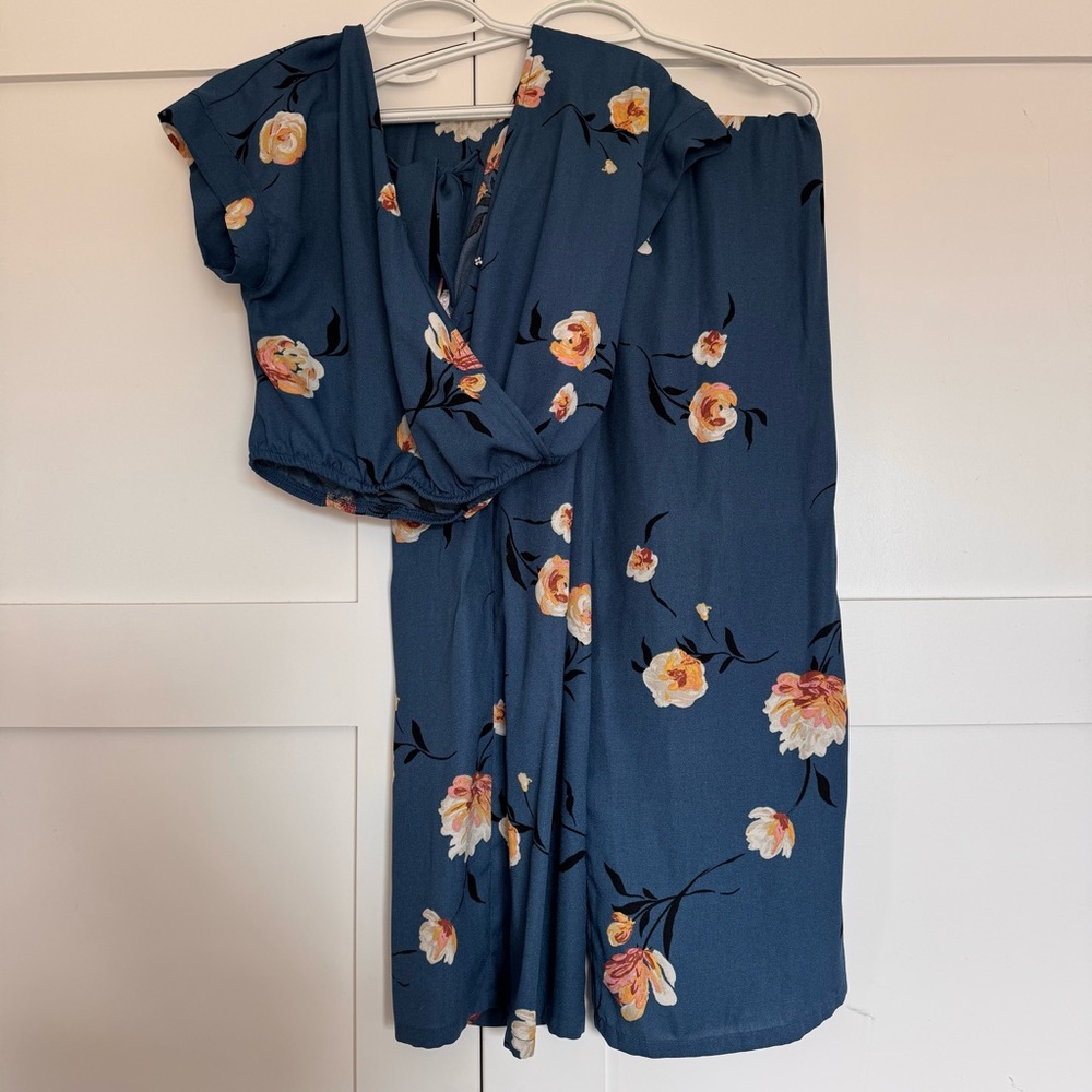 Floral Blue Dress
